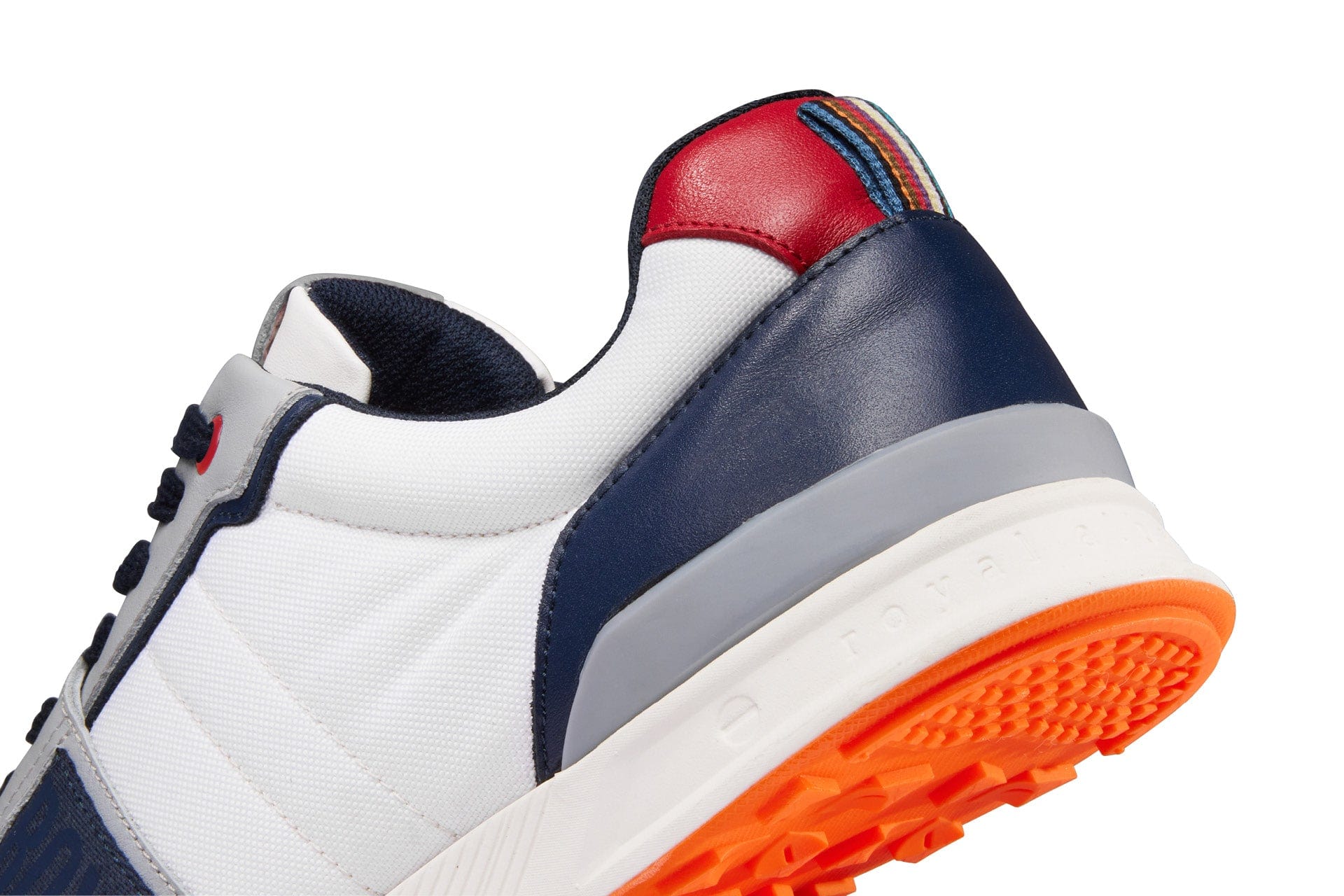 Strider Lite White/Navy | Men's Hybrid Golf Shoe | Royal Albartross Strider Lite White/Navy