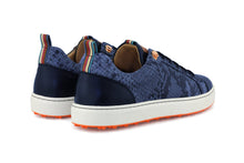 Women's Fashionable Golf Shoe | Navy Faux Python | Royal Albartross The Sahara Navy