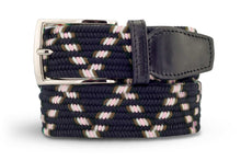 Men's Navy Woven Belt | Easy Fit - Make a Statement | Royal Albartross The Otis Navy M-B-PWV-OT-BL-S