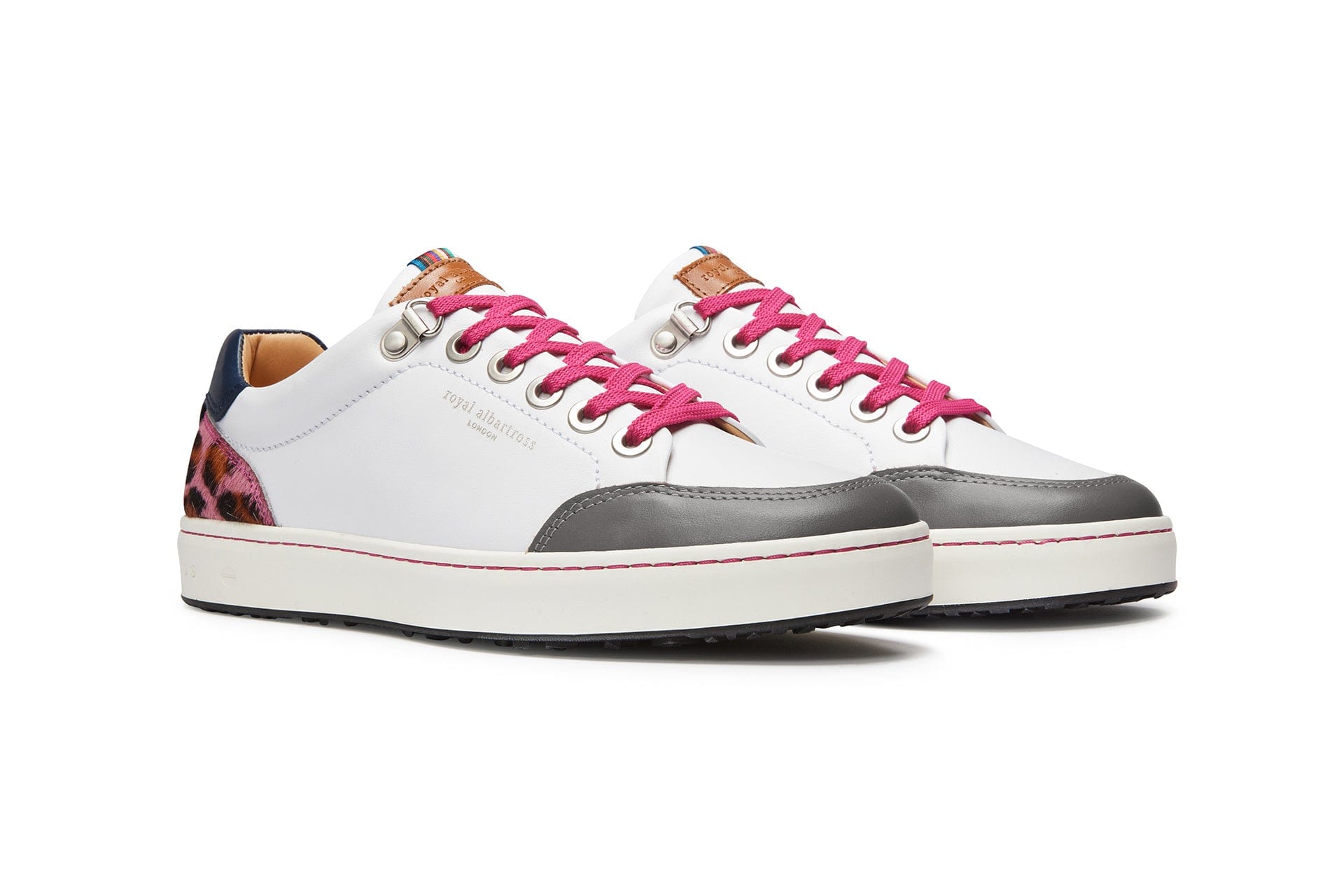 Fieldfox Pink Leopard | Women's Golf Sneaker | Royal Albartross Fieldfox Pink Leopard