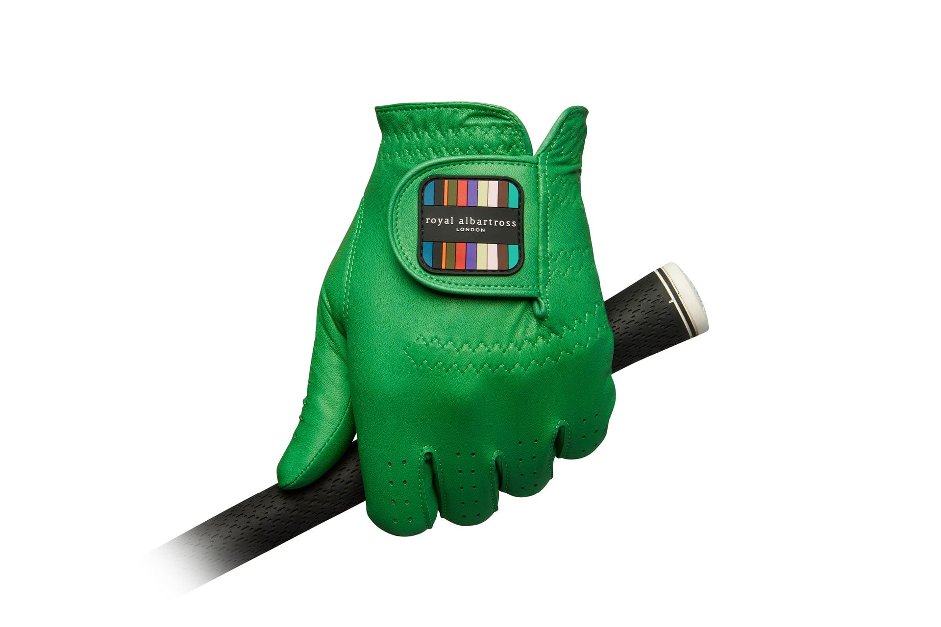 Men's Leather Golf Glove | Green Cabretta Leather | Royal Albartross Windsor v2 Green