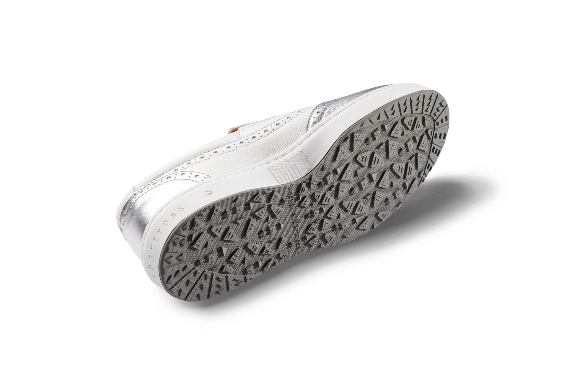 Grace White/Silver | Women's Golf Slip on Shoe | Royal Albartross Grace White/Silver