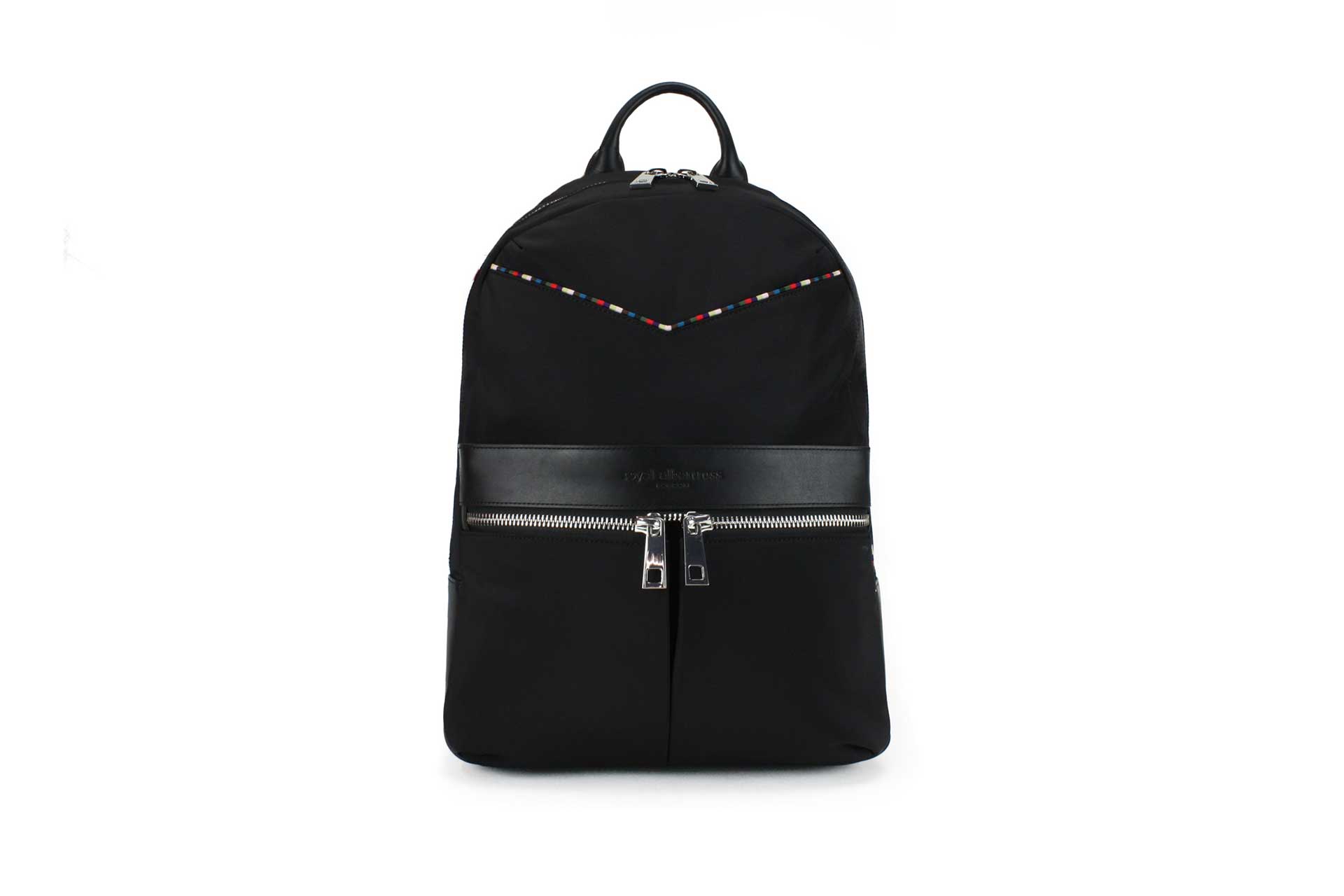 Luxury Leather Backpack | Italian Black Leather | Royal Albartross