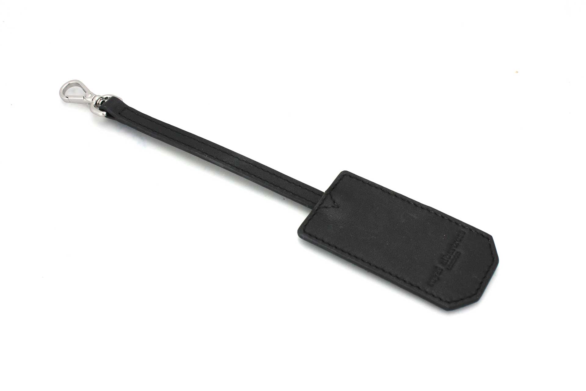 Luxury Leather Luggage Tag | Italian Striped Leather | Royal Albartross The Traveller Bardot