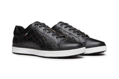 Bond Black | Leather Spikeless Golf Shoe Bond Black