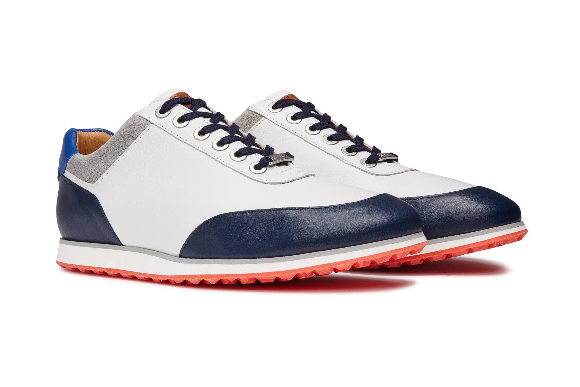 Richmond White/Navy | Men's Hybrid Golf Shoe | Royal Albartross Richmond White/Navy