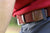 Men's Woven Golf Belt | Easy Fit & Stylish - Red | Royal Albartross The Balzo Claret