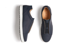 Connaught Ink Blue | Men's Spikeless Golf Slip On | Royal Albartross Connaught Ink Blue