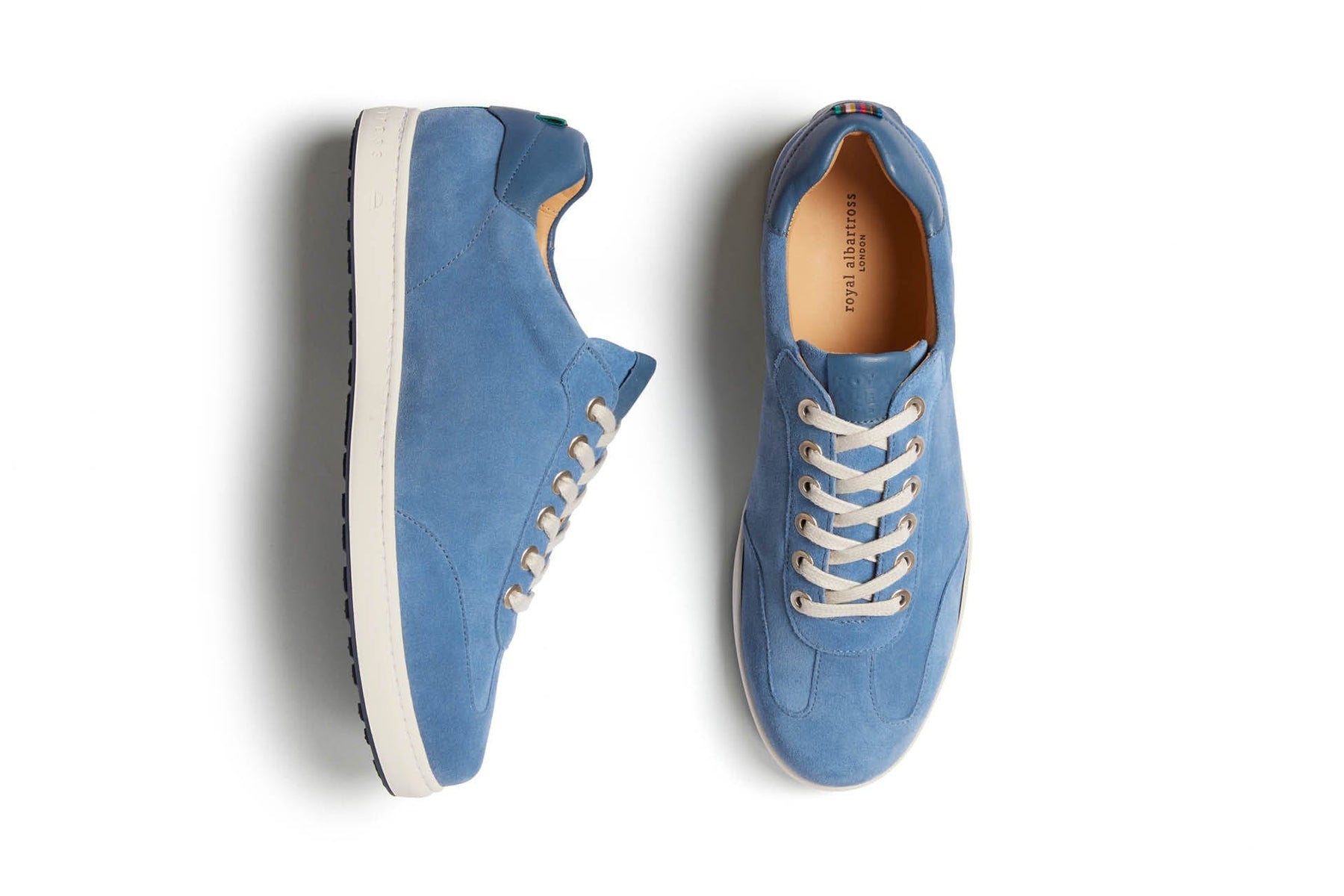 Blue Sneakers for Men in Suede