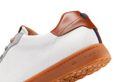 Smith White/Mocha | Men's Spikeless Golf Shoe | Royal Albartross Smith White/Mocha