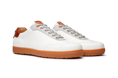 Smith White/Mocha | Men's Spikeless Golf Shoe | Royal Albartross Smith White/Mocha