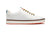 Men's Spikeless Golf Shoe | Pontiac White Leather | Royal Albartross The Pontiac White M-S-SPL-PN-WH-UK10-US11