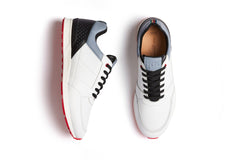 Soho Storm White/Black | Men's Spikeless Golf Shoe | Water Resistant Soho Storm White/Black