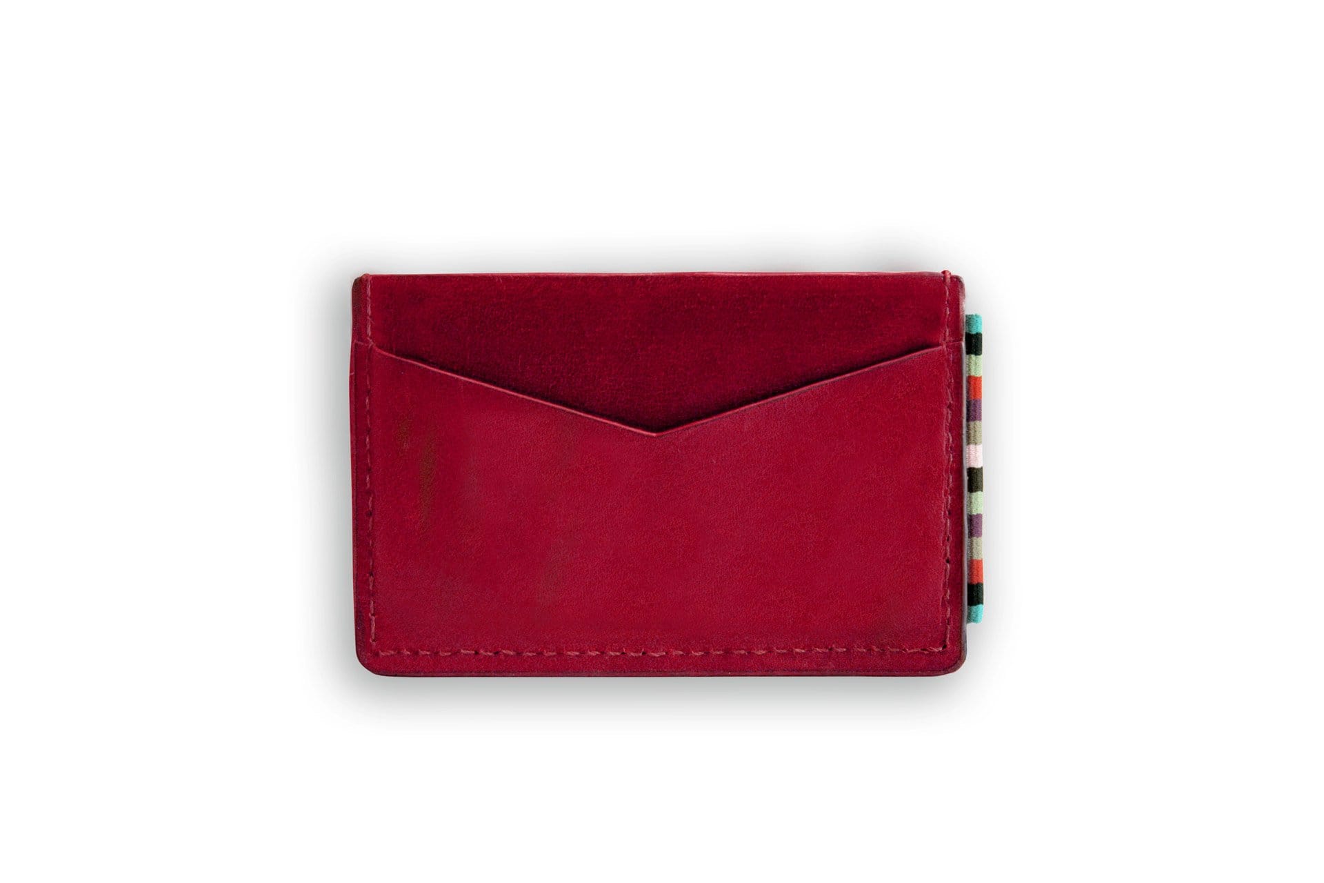Luxury Leather Card Holder | Italian Red Leather  | Royal Albartross The Wanderer Card Holder Red