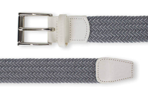 Royal & Awesome Men's Golf Belt, White, One Size at  Men's Clothing  store
